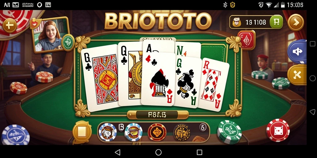Gameplay seru dalam BRIOTOTO dengan grafis menarik.