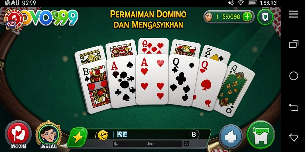 Tampilan menarik dari gameplay OVO99 yang seru.