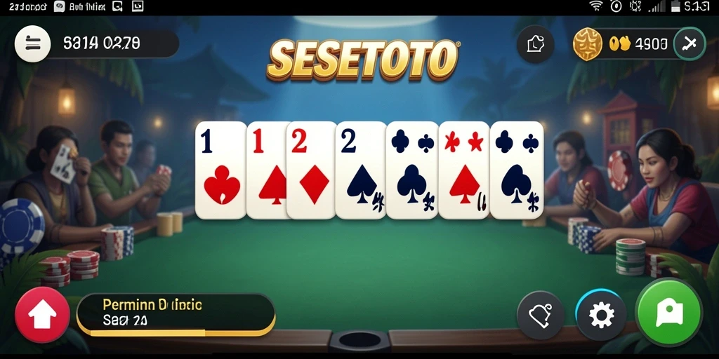 Tampilan gameplay SESETOTO yang seru dan interaktif.