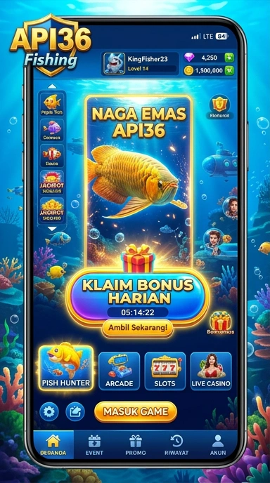 Tampilan aplikasi api36 yang menarik dan mudah digunakan.